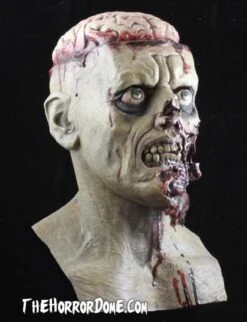"Brain Dead Zombie" HD Studios Pro Mask -Halloween Mask Store brain dead zombie hd studios pro halloween mask 8671019905