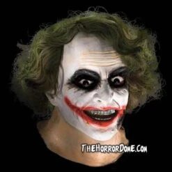 "The Joker Mask With Attached Hair" Mask