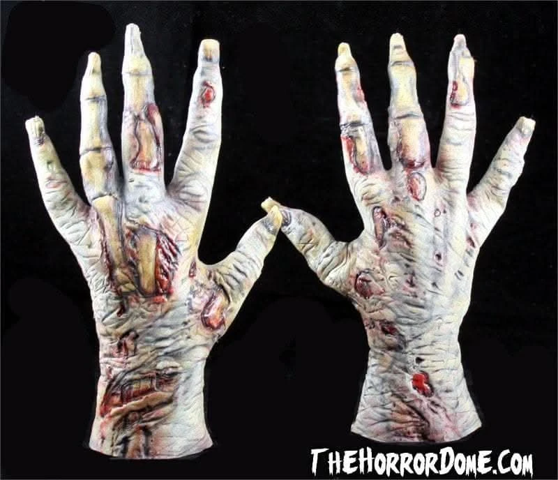 "Zombie Skeleton Hands" Halloween Costume Gloves 2 "Zombie Skeleton Hands" Halloween Costume Gloves - Image 2