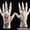 "Zombie Skeleton Hands" Halloween Costume Gloves